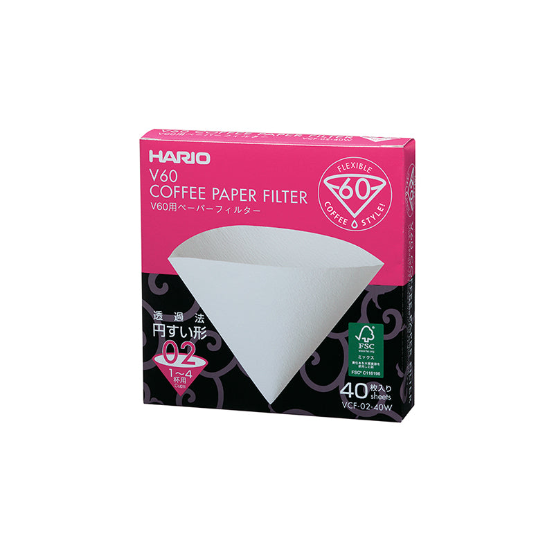 Hario V60 Coffee Paper Filter 02 Biodegradable Shop with Gumption