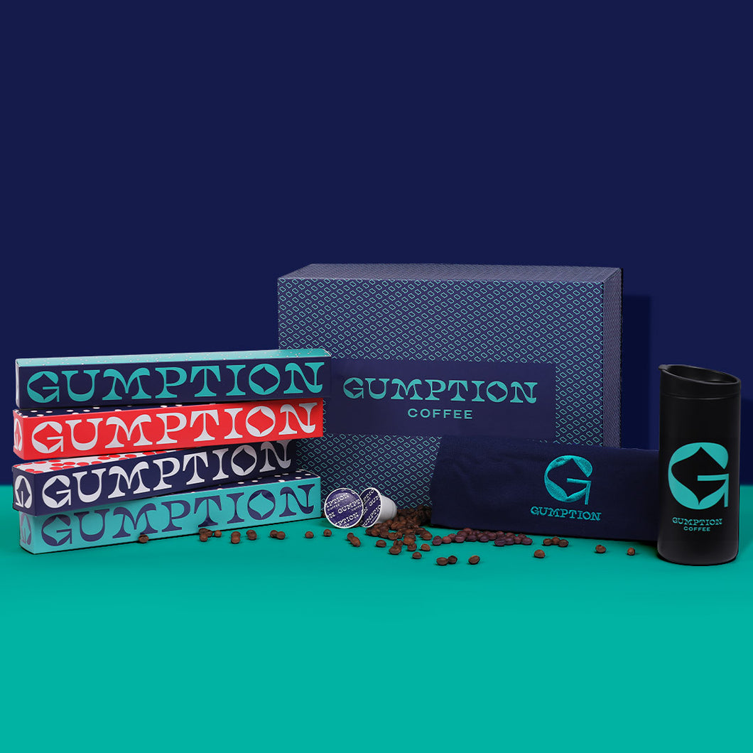 The Gumption Coffee Pods Gift Box